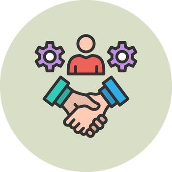 Customer Loyalty Gradient Style Design Element vector