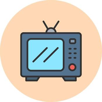 televisión codificado usuario interfaz símbolo vector