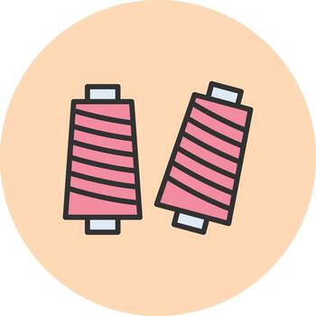 Thread Responsive App Shape Design vector