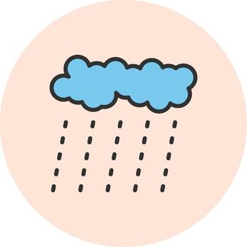 Rain 3D Interface Shape Form vector