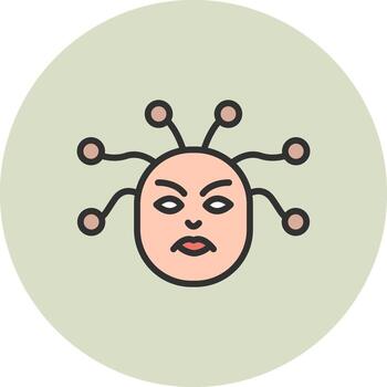 Medusa Sharp Edge Visual Object vector