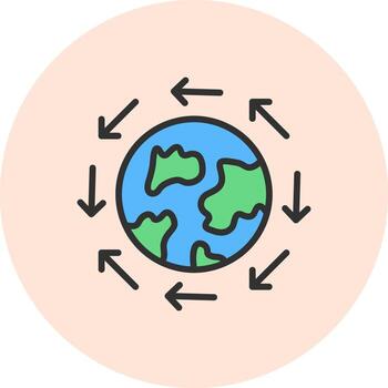 Global distribution Digital App Concept Form vector