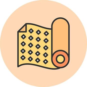 Fabric Pattern Thin Graphic Shape Style vector