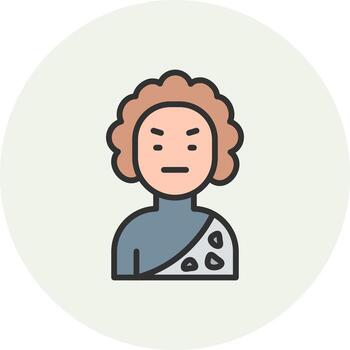 Primitive Color Enhanced Visual Graphic vector