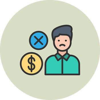 Poor 3D Interface Shape Form vector