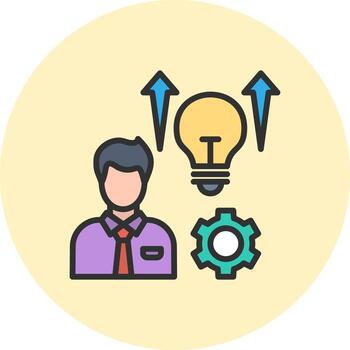 Skills Enhancement App-Focused Design Concept vector