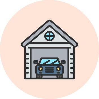 Garage Clean User Interface Concept vector