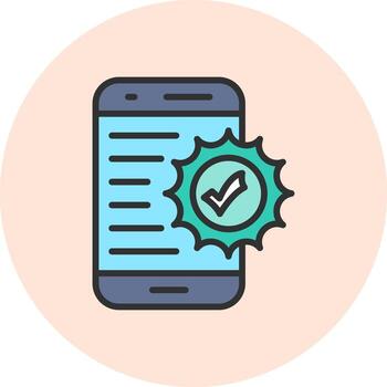 Approved Interface Graphic Line Element vector