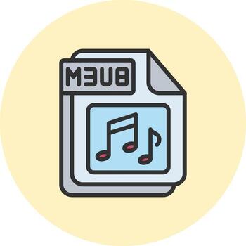 M3U8 Gradient Color Form Design vector