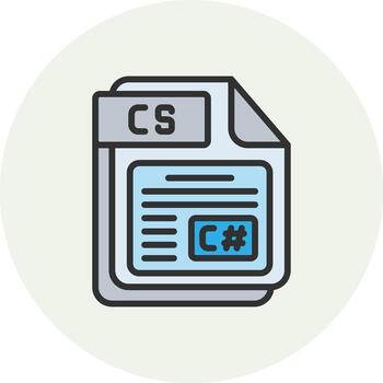 CS Gradient Style Design Element vector