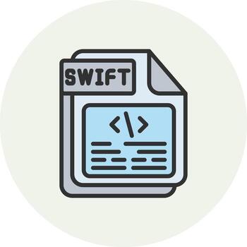 SWIFT Interface Graphic Line Element vector