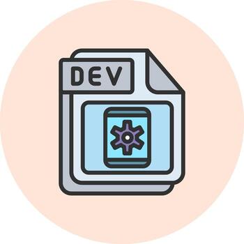 DEV Monotone Sketch UI Concept vector