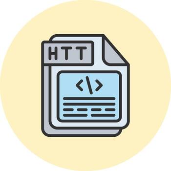 HTT Gradient Style Design Element vector