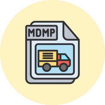 mdmp codificado usuario interfaz símbolo vector