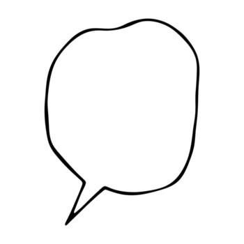 six Hand drawn speech bubble Blank empty message box Textbox frame for banners, price tags, stickers, design vector