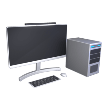 Área de Trabalho configuração 3d ilustração png