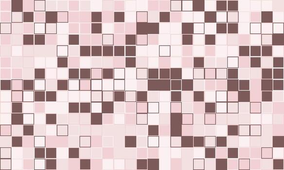 resumen mosaico modelo en suave rosado y marrón matices ideal para antecedentes, sitio web diseño, o textil huellas dactilares. sutil textura y repitiendo diseño crea un calmante, sofisticado visual. vector