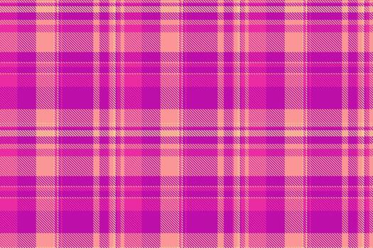 creativo antecedentes tartán textil, cuerda modelo tela sin costura. tejido tartán textura cheque en magenta y rojo colores. vector