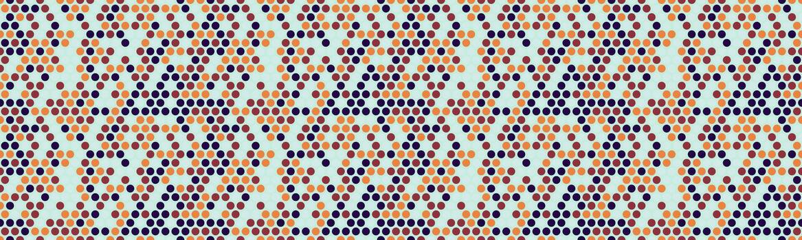 Abstract geometric pattern with muted earth tones and navy dots on a pale background. Perfect for website backgrounds, textile designs, or modern branding. vector
