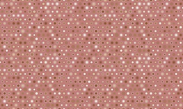 Elegant rose gold circle pattern. Perfect for backgrounds, textures, or design elements. Subtle shimmer adds sophistication. Versatile image for branding, website design, or print projects. vector