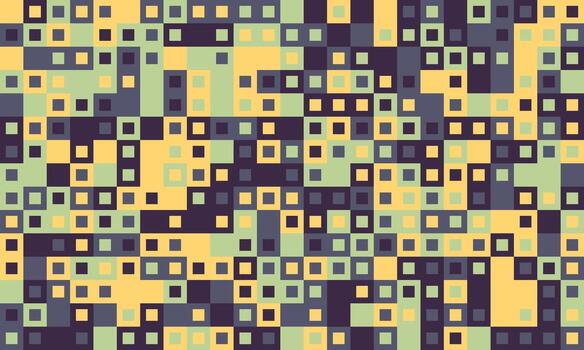Abstract geometric pattern with muted pastel squares. A seamless, digital design ideal for backgrounds, textiles, or website design. vector
