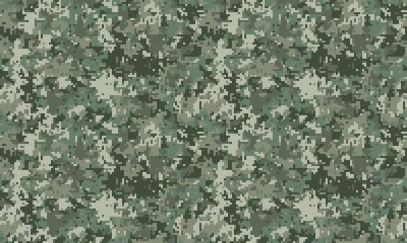 Highresolution digital camouflage pattern. Seamless texture ideal for military, hunting, or gaming backgrounds. vector