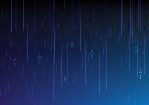 Abstract technology background with lights dark backdrop with black light. Hitech communication vector