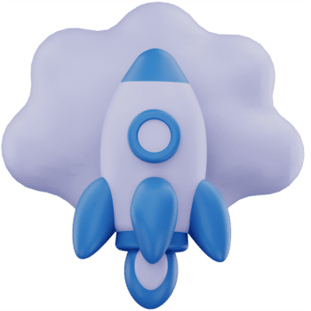 3d nuvem lançamento ícone png