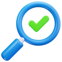 3d Symbol Suche verifiziert gefunden Erfolg png