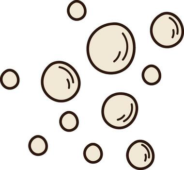 Bubbles Pattern Illustrations vector