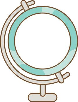 World Globe Frame vector