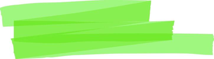 Marker Highlighter Zigzag Line Flat Illustration Hand Drawn Icon vector