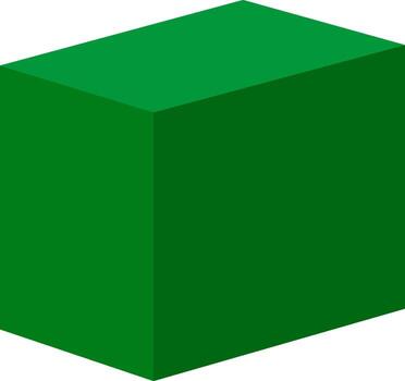 cubo bloquear juguete vector