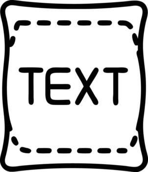 sencillo monocromo con texto en enmarcado Nota con rayado línea frontera vector