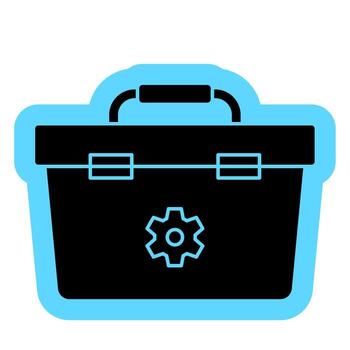 Tech Support Toolbox Icon vector