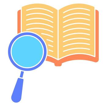 Reference Definition Icon vector