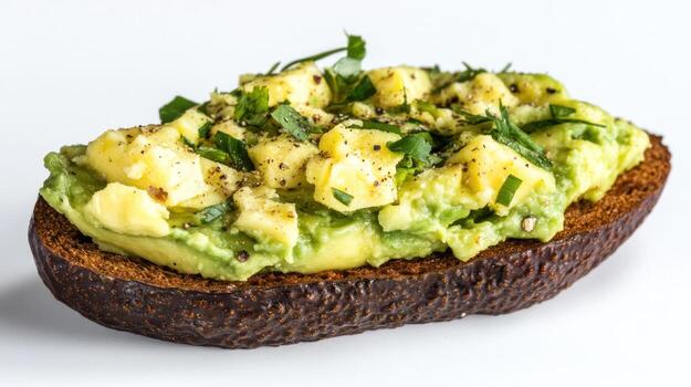 Close-up of avocado toast photo