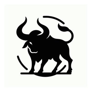 art of a stylized black silhouette of a sea turtle with a patterned shell on a light gray background vector