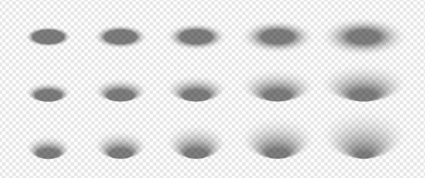 Isolated ellipse shape with diffused shadow and subtle edge glow. Clean background. Perfect for product mockup, soft surface effect or abstract round object display. vector