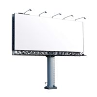 blanco cartelera estructura aislado en un transparente antecedentes. png