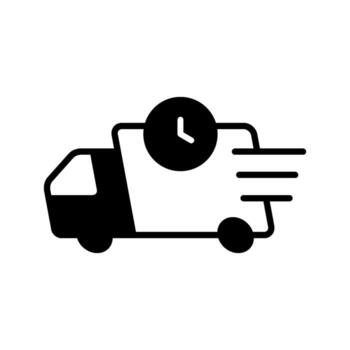 Fast Shipping icon templates simple and modern concept isolated on white background vector