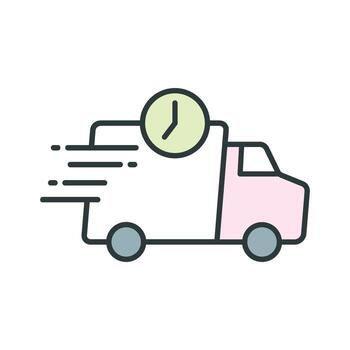Fast Shipping icon design templates simple and modern vector