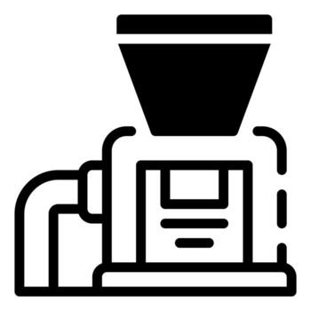 un ilustración de industrial maquinaria, destacando sus intrincado diseño y funcionalidad con pulcro, minimalista líneas. vector