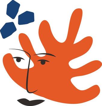 Abstract Matisse Pattern with Colorful Design. vector