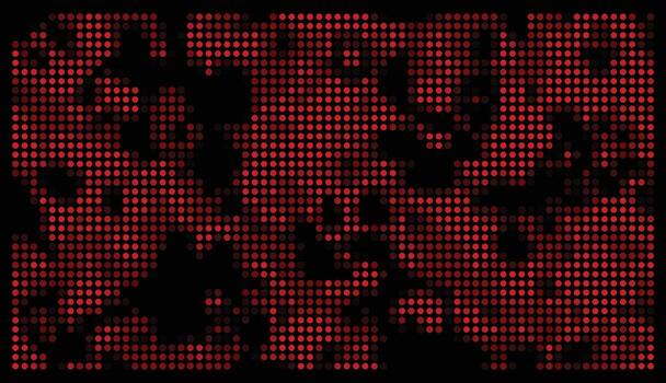 Red Camouflage Pattern vector