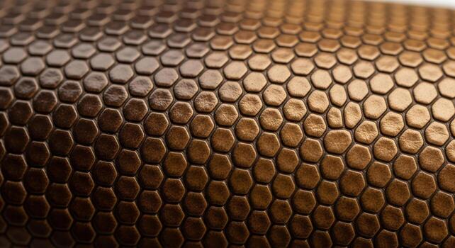Hyper-Realistic Reptile Skin Texture Background with Hexagonal Scale Pattern, Gradient Hues, and Soft Reflective Sheen photo