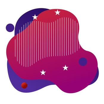 Dynamic abstract blend of vibrant colors and shapes for modern design projects vector