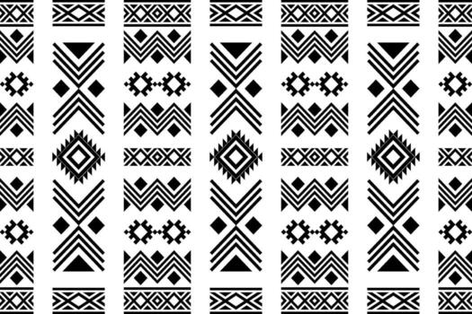 Abstract Ethnic Pattern in Symmetric Style vector