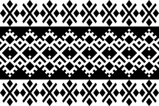 repitiendo étnico modelo con línea detalles vector