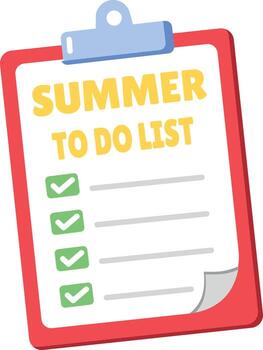 un plano estilo icono representando tarea lista vector